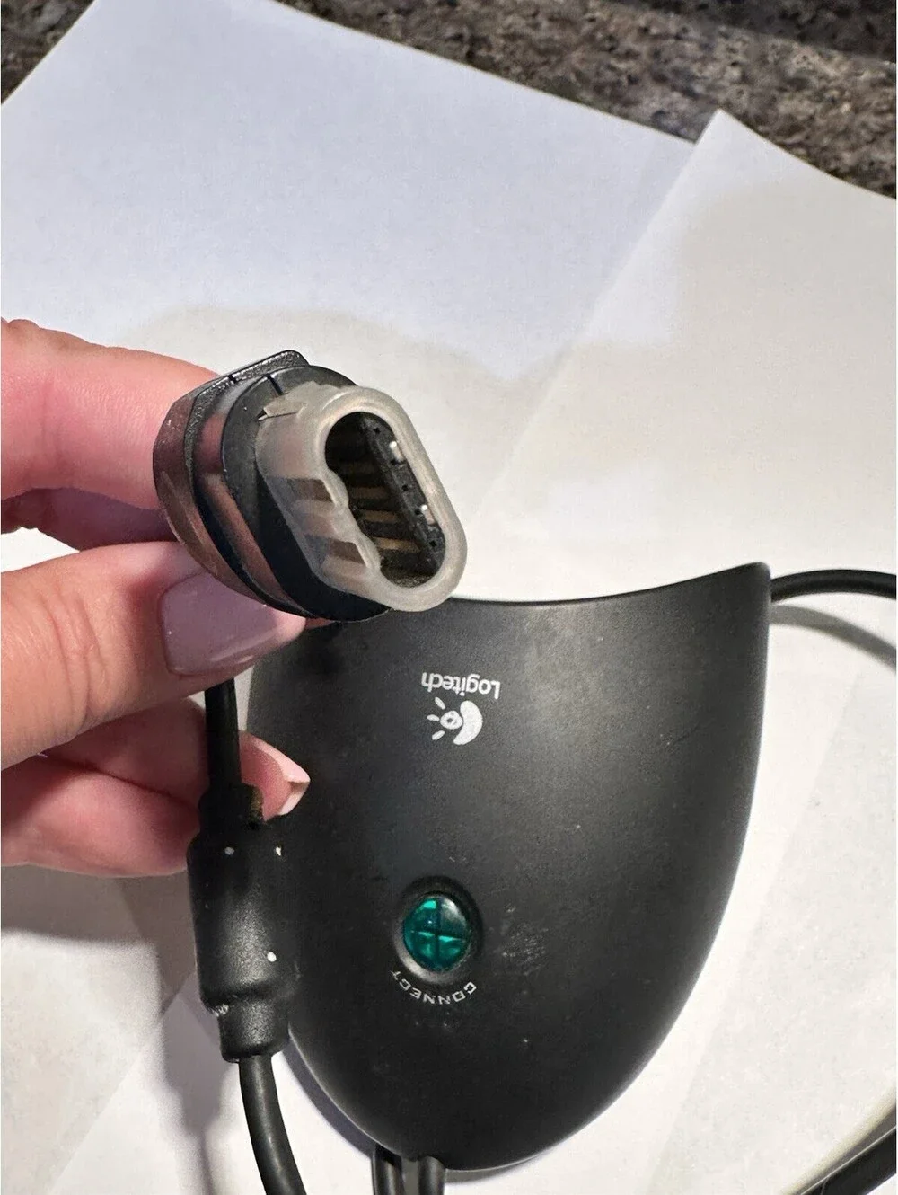 Original XBOX Logitech Cordless Wireless Precision Controller Receiver C-X3B18